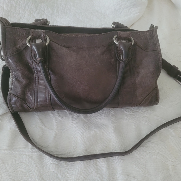 Frye Leather Handbag With Shoulder Strap - Picture 1 of 10